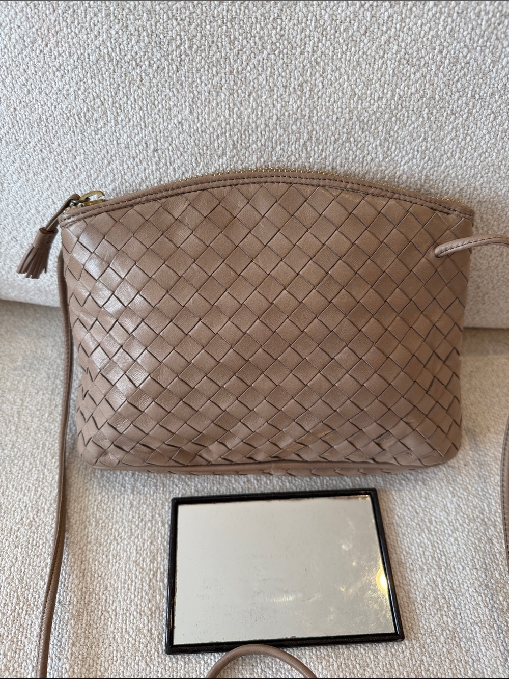 Authentic Vintage Bottega Veneta Intrecciato Crossbody Bag - Picture 2 of 11